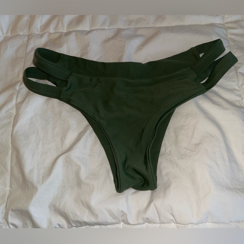 Size small shein green bikini bottoms